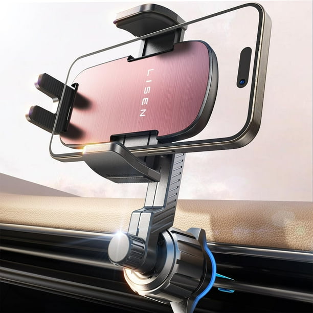Soporte para teléfono LISEN, rejilla de ventilación giratoria para iPhone 15 Pro Max de 2024