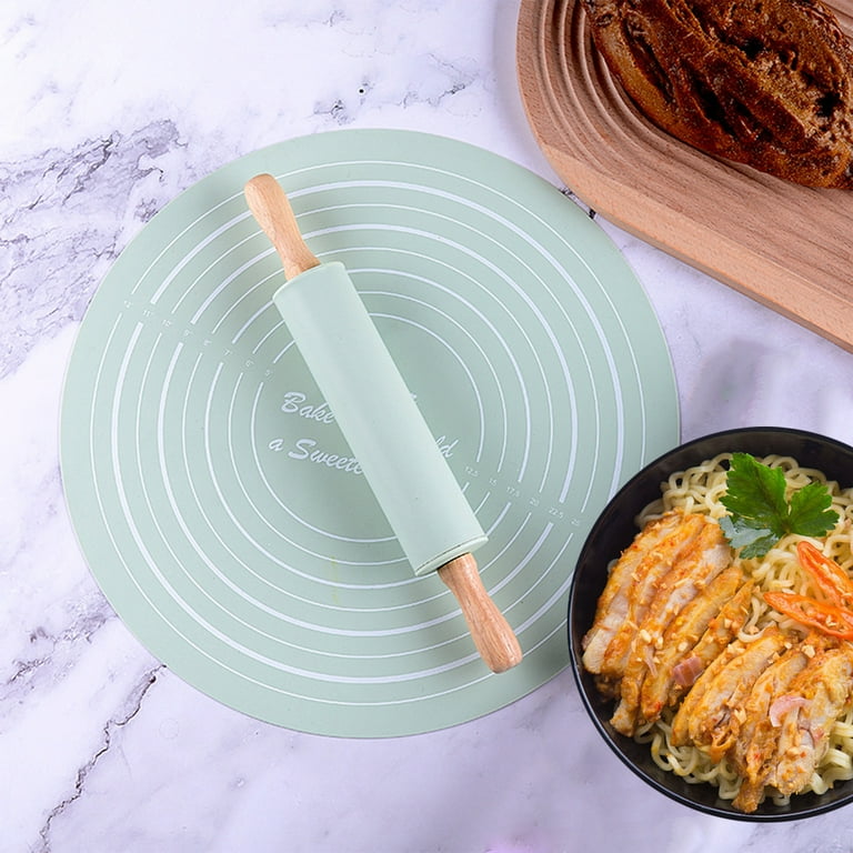 Non Stick Rolling Pin Kneading Mat Set Food Grade Baking Mat