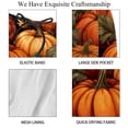 thumbnail image 4 of luoweisi Men's Beach Shorts Quick Dry Swim Trunks with Mesh Lining Thanksgiving Pumpkin M, 4 of 5