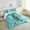 Aqua, variant on Erosebridal Sheep Skeleton Bedding King Comforter Set, Tribal Aztec Comforter Sets King Size, Western Reversible Down Comforter, Lightweight Bedroom Decor, 3 Pieces