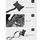 thumbnail image 5 of sweethay Tie Down Loop Fix Pull Rope Correa de anclaje Fija Resistencia al desgaste Impermeable Alta resistencia Professional Hood Loops Bombillas para automóviles 4 piezas, 5 of 6