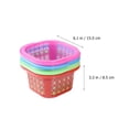 thumbnail image 2 of WRITWAA Plastic Storage Basket Set with Non- Bottom for Home Organization and Storage Solutions, 2 of 6
