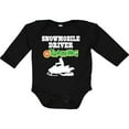 thumbnail image 3 of Inktastic Snowmobile Driver in Training Boys Long Sleeve Baby Bodysuit, 3 of 5