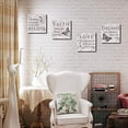 thumbnail image 3 of Canvas Wall Art Butterfly Family Inspirational Quotes Love Dream Faith Believe Bathroom Bedroom Wall Decor Posters Picture Prints Gallery Wrapped, 3 of 8