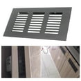 thumbnail image 6 of Grille Rectangle Shape Aluminum Alloy Wall Ventilation Cover for Cabinet Wardrobe Cupboard , 80x600mm, 6 of 8