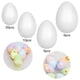 thumbnail image 4 of Kit de manualidades para huevos de Pascua, juguetes para pintar, huevos blancos vacíos, decoración colgante para 50 80 100 120 mm 50x, 4 of 8