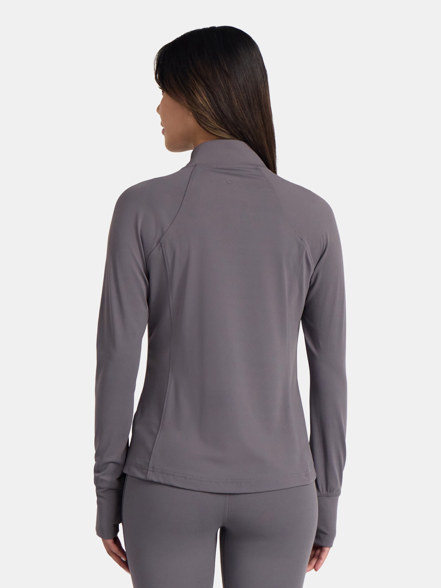 Avia Women's and Women's Plus SoftSculpt Zip Up Active Jacket, Sizes XS-4X