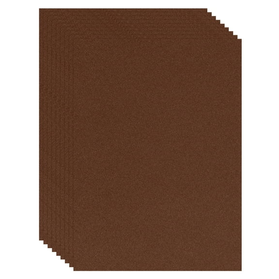 Uxcell 8.3x11.4 Sanded Pastel Art Papers Colored Pastel Papers, Brown, 10Pcs