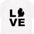 thumbnail image 4 of Inktastic Love Michigan Boys or Girls Long Sleeve Toddler T-Shirt, 4 of 5