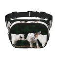 thumbnail image 1 of Disketp Cute Goat Baby Riñonera de Doble Capa, Bolsa de Cintura Ajustable para Viajes, Correr y Senderismo, Riñonera Ligera para Hombre y Mujer, 1 of 9