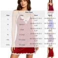 thumbnail image 3 of Levmjia Sleeveless Nightgowns For Women Lace Summer Comfy V-Neck Sleep Dress Mid-Length Soft Breathable Loose Fit Plus Size Homewear Ladies Nightdress Sleepwear, 3 of 8