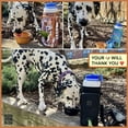 thumbnail image 5 of Made Easy Kit Water Bottle Carrier with Pocket for Dog Poop Waste Bags and Adjustable Padded Shoulder Strap, 5 of 6