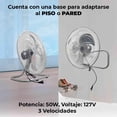 thumbnail image 3 of 3pz Ventilador 3 en 1 Circular De Aire Piso y Pared 18 Pulg, 3 of 9