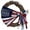 Red Blue 3, variant on Youweixiong 4th of July Decoration Patriotic Wreath for Front Door USA Flag Red White and Blue Grapevine Wreaths
