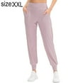 thumbnail image 2 of Conjuntos de entrenamiento de yoga para mujer, conjuntos de ejercicio de dos piezas, medias cruzadas de cintura alta, rosa, 12/XXL,:;:;, 2 of 7