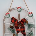 thumbnail image 4 of 10 mini coronas navideñas para manualidades, coronas pequeñas para decoración de interiores, adornos en miniatura para árboles pequeños para manualidades de coronas de invierno y decoración navideña, 4 of 5