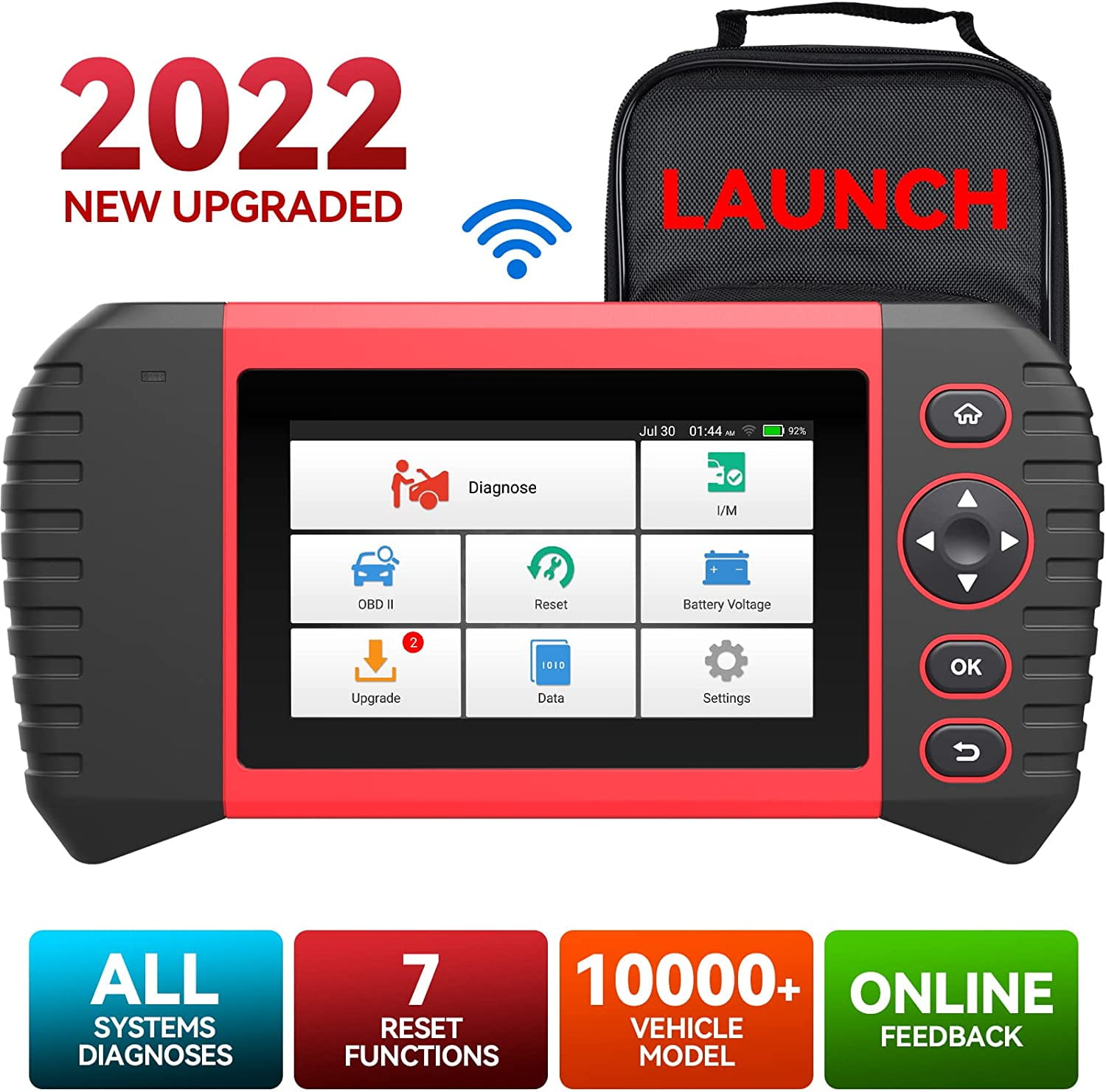 Motor EPB Öl Reset Getriebe Batterie Registrierung Launch CRP Touch Pro 5.0 Zoll Android Touch Screen OBD2 Diagnose Scan-Tool für ABS SRS 