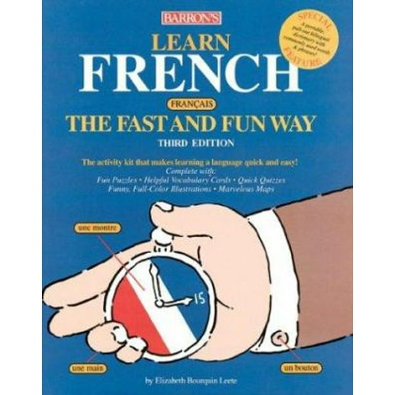 Pre-Owned Learn French the Fast and Fun Way (Paperback) 9780764125591