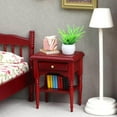 thumbnail image 3 of serony Miniature Bedside Table Furniture for Life Scene Kids Toy Pretend Play, 3 of 9