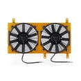 thumbnail image 4 of Mishimoto Performance Aluminum Fan Shroud Kit Compatible With Mazda Miata 1999-2005, Gold, 4 of 4