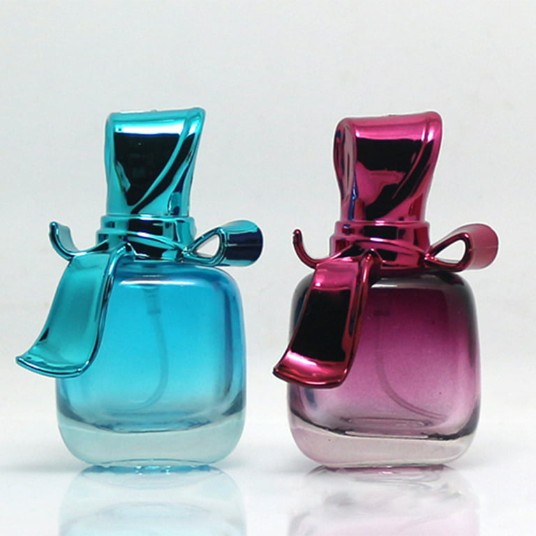 Waterdrop Shape Glass Spray Bottles, Colored Refillable Perfume