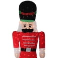 thumbnail image 3 of Northlight 6' Pre-Lit Candy Cane Lane 2-D Toy Soldier Christmas Outdoor Decor, 3 of 3