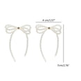 thumbnail image 3 of AOOOWER Bowknot Earrings Niche Design Geometric Earrings Temperament Sweet Ear Jewelry, 3 of 11
