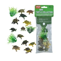 Wild Republic Polybag Mini Turtle Figurines, 15 Pieces