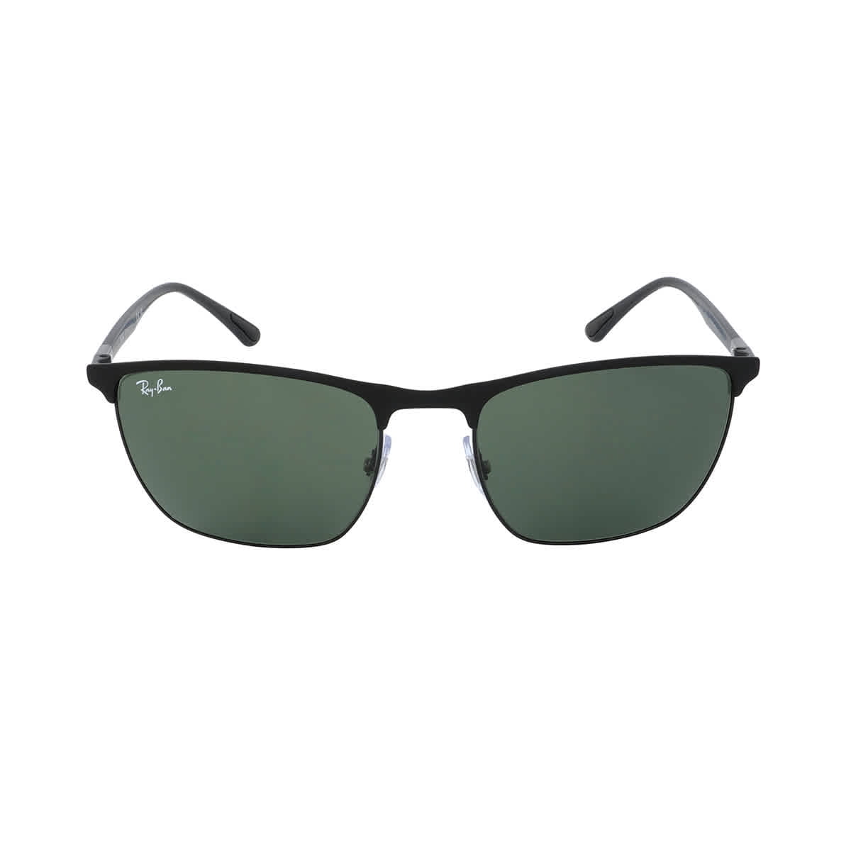 Ray Ban Unisex Elliot Series Polarized Black Square Sunglasses