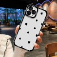 thumbnail image 1 of Love Heart Phone Case For iPhone 11 Case iPhone 15 Pro 13 12 14 Pro Max 12 Mini XR XS X 7 8 Plus SE Soft Silicone Flower Cover   RJ, 1 of 7
