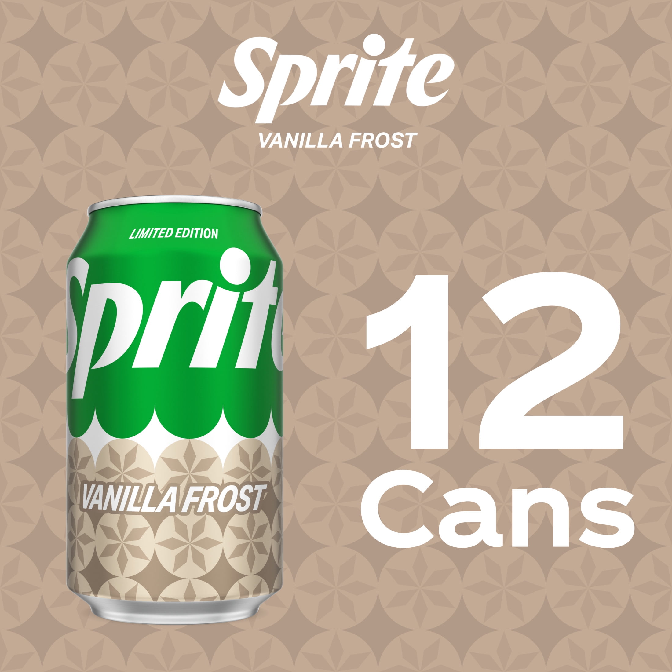 Sprite Vanilla Frost Fridge Pack Cans, 12 fl oz, 12 Pack