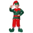 thumbnail image 1 of Costume d'Aide du Père Noël pour Garçon, 1 of 3