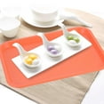thumbnail image 6 of Makeup Tray Office Drinks Multifunctional Bathroom Home Serving Tray Platter orange, 6 of 8