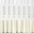 thumbnail image 4 of Washranp Crib Ruffle Skirt,Solid Color Soft Breathable Nursery Bedding Dust Pleated Cover for Bedroom, 4 of 4