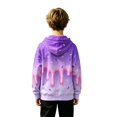 thumbnail image 7 of ZHOGXU Boys Girls Dripping Ice Cream Print Hoodie Long Sleeve Pullover Sweatshirt Kids Casual Classic Tops,3-4 Years, 7 of 7