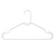 thumbnail image 2 of Colgador de ropa de plástico Whitmor White, paquete de 10, 2 of 3