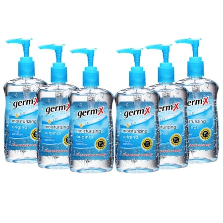 Hand Sanitizer Bag - (Pack of 6) Germ-X Moisturizing Hand Sanitizer, Original, 10 Oz
