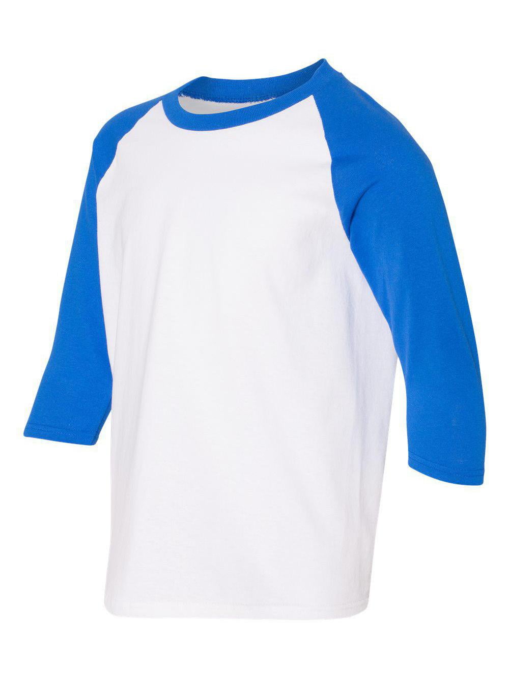 Gildan Heavy Cotton Youth Raglan ThreeQuarter Sleeve TShirt 5700B