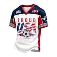 thumbnail image 2 of 2026 New United States Soccer Practice Jerseys, USA National Team Soccer Jersey Sweat Resistant Football Training Shirts, Retro Streetwear Fan Wear for Adult(White, 2XL), 2 of 4