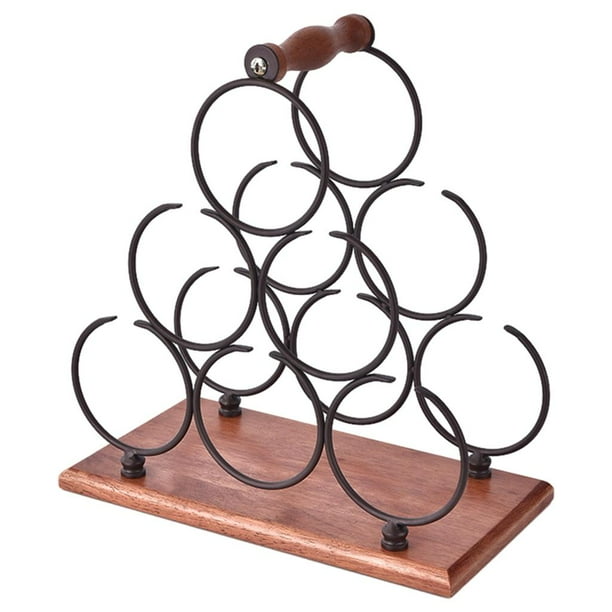 Kingrack Étagère à Vin Pour 6 Bouteilles, Coptoir Pour Bouteilles De