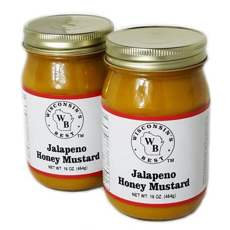 Wisconsin s Best Jalapeno Honey Mustard  16 oz  2 ct