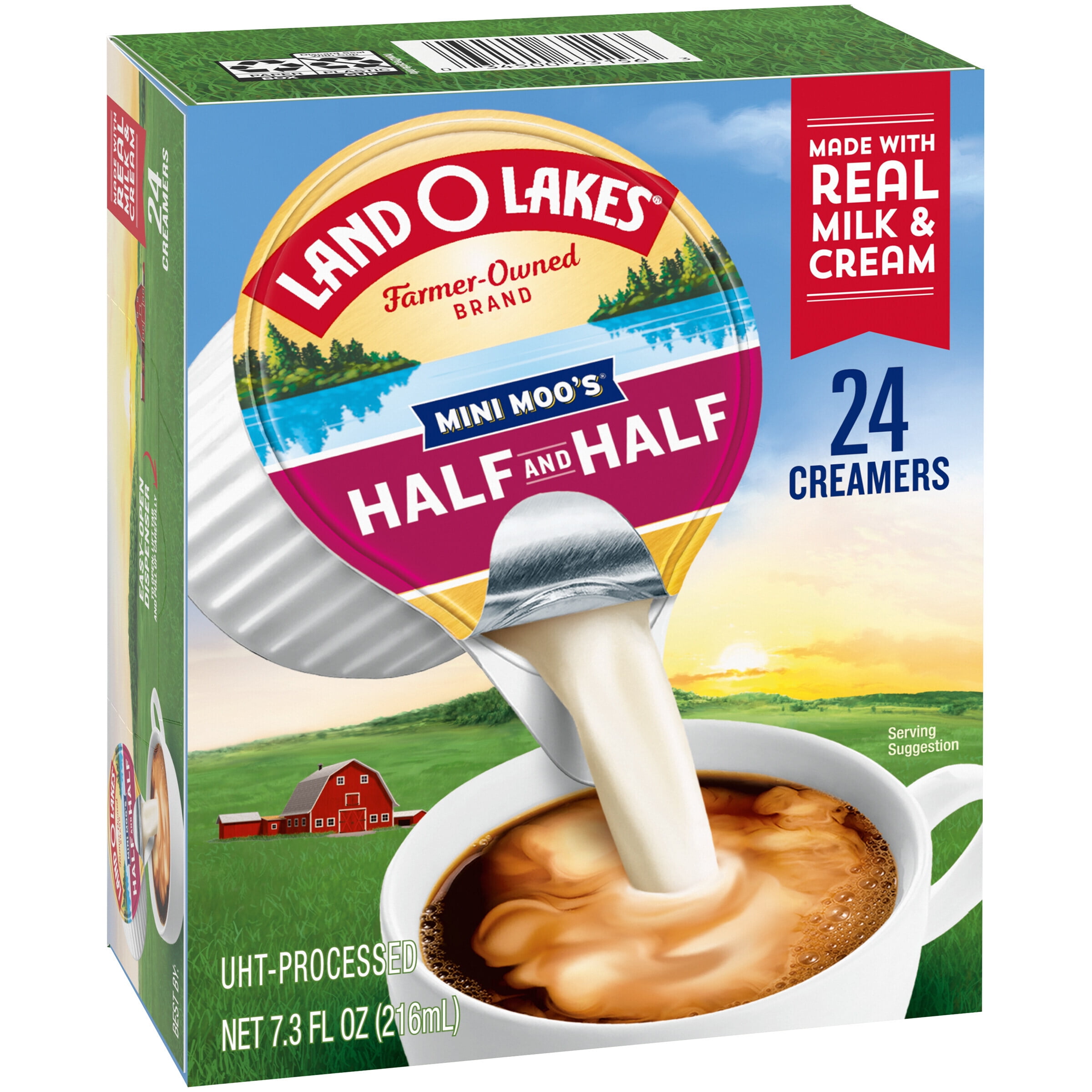 Land O Lakes Mini Moo S Half Half Creamer Singles 24 Count Walmart Com Walmart Com