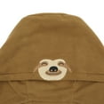 thumbnail image 2 of Novelty Beanie 3D Sloth Hood with Chin Ties Beanie, 2 of 4