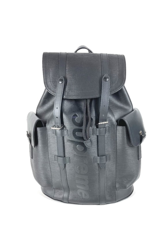 Pre-Owned LOUIS VUITTON M53413 Epi Supreme Collaboration Christopher PM Backpack Bag Rucksack...