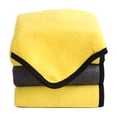 thumbnail image 2 of Toalla de lavado de autos engrosada de vellón de coral Toalla absorbente engrosada de limpieza de autos multifuncional de doble cara, 2 of 2