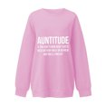thumbnail image 4 of Cmfcve Women's Fashion Hoodies & Sweatshirts Letter Print Long Sleeve Versatile Tops Crew Neck Loose Gym Pullover Tops, 4 of 6