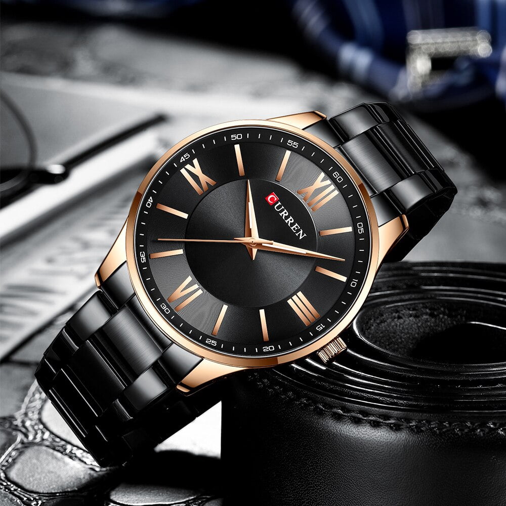 CURREN NEW 2020 Classic Fashion Quartz Mens Watches with Stainless Steel Business Wristwatch Relogio Masculino