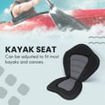 thumbnail image 4 of Dossier Rembourré Ajustable pour Canot Kayak Kayak avec Sac de Repos pour Sac à Dos, 4 of 10