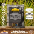 thumbnail image 4 of Asian Kitchen Silver White Basmati Rice Aged, 10 Pound (10lbs, 4.54kg) ~ All Natural | Gluten Friendly | Vegan | Indian Origin | Export Quality, 4 of 9