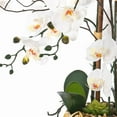 thumbnail image 3 of Vanity Art 35.43" H Gold-plated Phalaenopsis Orchid Floral Arrangement in Pot, 3 of 7